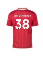 Liverpool Ryan Gravenberch #38 Domácí Dres 2024-25 Krátký Rukáv